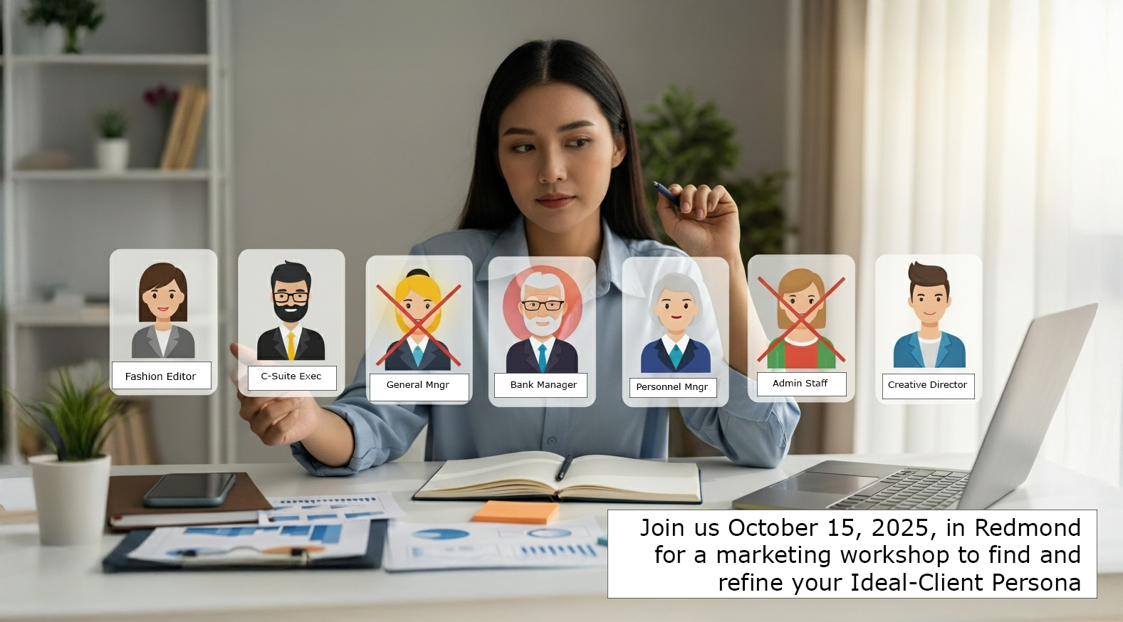 Learn how to devise and refine your Ideal-Client Persona